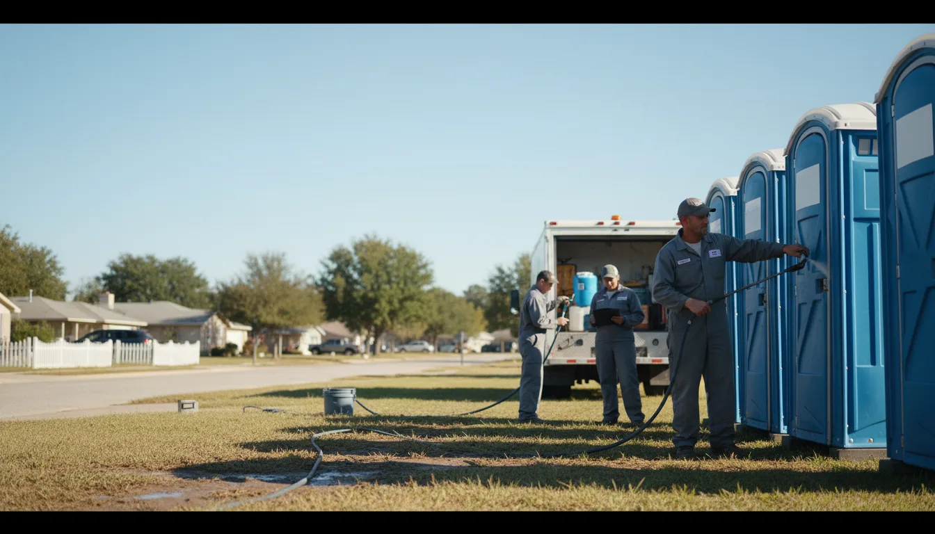 Long-Term Portable Toilet Rental in Wayside, TX near me